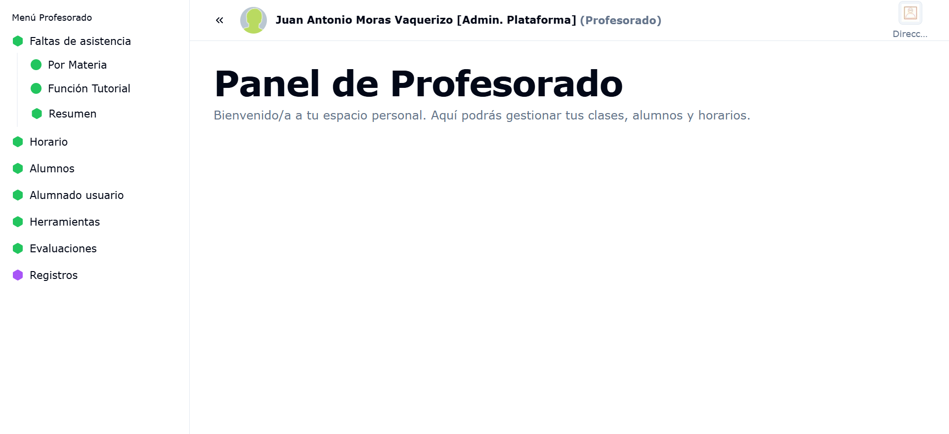 Paso 6 - Notificación de falta de asistencia